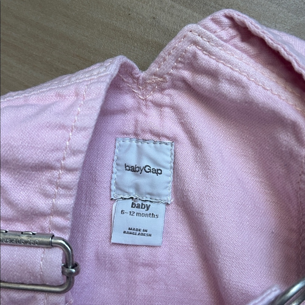 GAP Pink Ruffled Kids Overalls - Picture 2 of 7